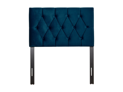 navy blue Velvet Headboard, Twin / Single Catalina Collection product image by CorLiving#color_navy-blue