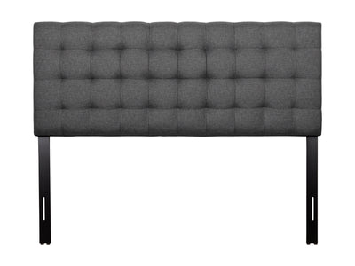 grey Modern Headboard, Queen Valencia Collection product image by CorLiving#color_grey