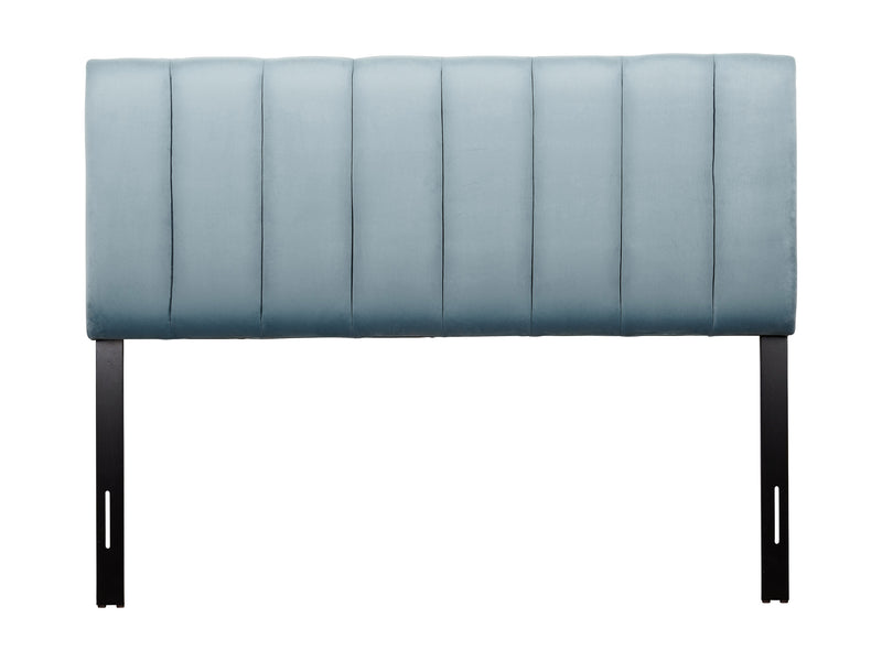 light blue Panel Headboard, Queen Helena Collection product image by CorLiving