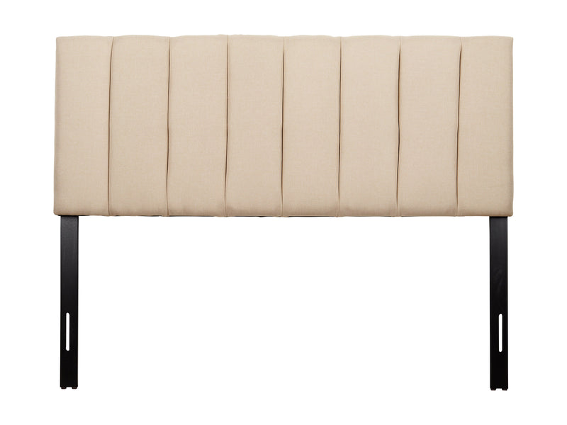 cream Panel Headboard, Queen Helena Collection product image by CorLiving