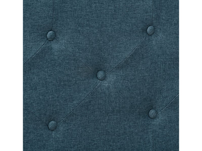 ocean blue Button Tufted Double / Full Bed Nova Ridge Collection detail image by CorLiving#color_nova-ridge-ocean-blue