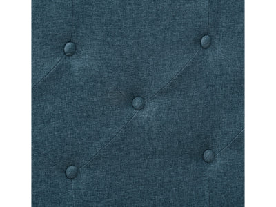 ocean blue Button Tufted Queen Bed Nova Ridge Collection detail image by CorLiving#color_nova-ridge-ocean-blue