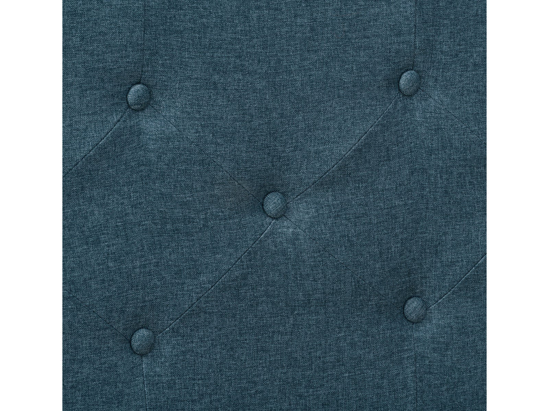 ocean blue Button Tufted Queen Bed Nova Ridge Collection detail image by CorLiving