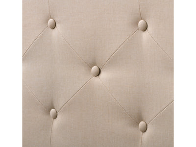 cream Button Tufted Twin / Single Bed Nova Ridge Collection detail image by CorLiving#color_nova-ridge-cream