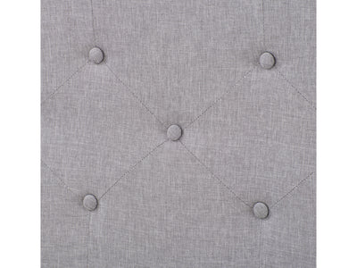 light grey Button Tufted Queen Bed Nova Ridge Collection detail image by CorLiving#color_nova-ridge-light-grey