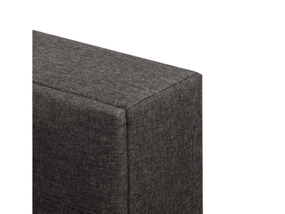 dark grey Upholstered Twin / Single Bed Bellevue Collection detail image by CorLiving#color_bellevue-dark-grey