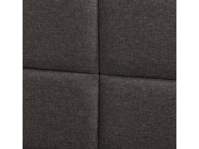 dark grey Upholstered Twin / Single Bed Bellevue Collection detail image by CorLiving#color_bellevue-dark-grey