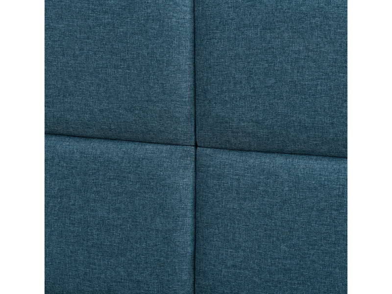 ocean blue Upholstered Double / Full Bed Bellevue Collection detail image by CorLiving