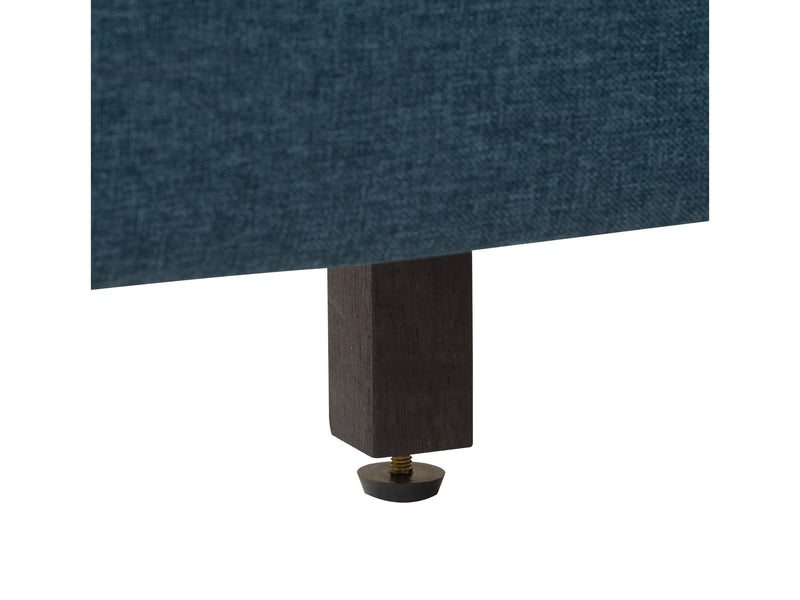 ocean blue Upholstered Double / Full Bed Bellevue Collection detail image by CorLiving