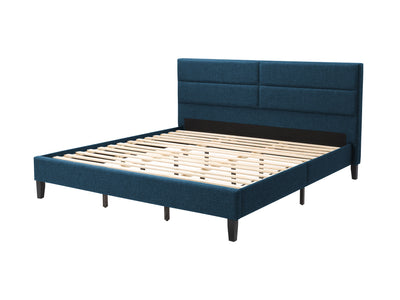 ocean blue Upholstered King Bed Bellevue Collection product image by CorLiving#color_bellevue-ocean-blue