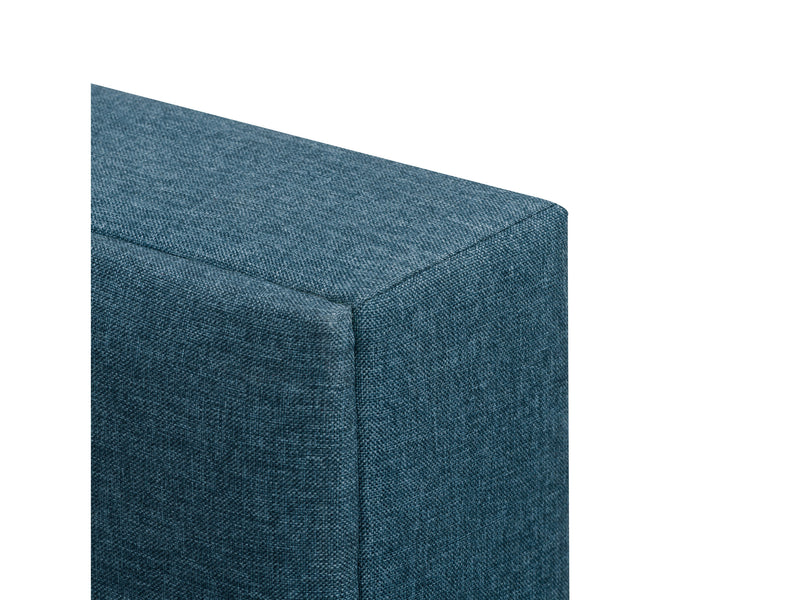 ocean blue Upholstered Twin / Single Bed Bellevue Collection detail image by CorLiving