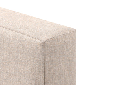 cream Upholstered King Bed Bellevue Collection detail image by CorLiving#color_bellevue-cream