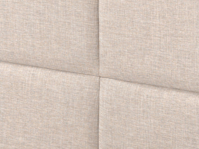 cream Upholstered King Bed Bellevue Collection detail image by CorLiving#color_bellevue-cream