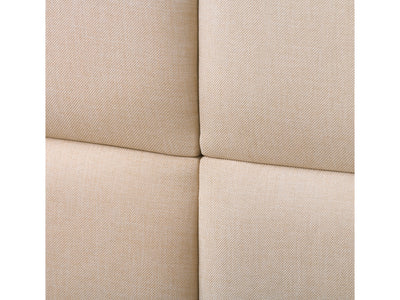 cream Upholstered Queen Bed Bellevue Collection detail image by CorLiving#color_bellevue-cream