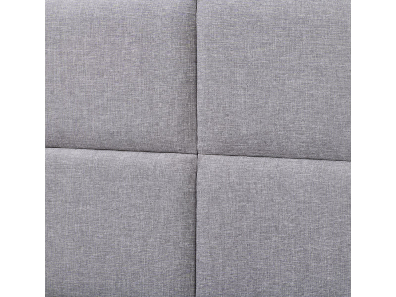 light grey Upholstered Double / Full Bed Bellevue Collection detail image by CorLiving