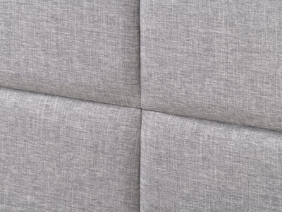 grey Upholstered King Bed Bellevue Collection detail image by CorLiving#color_bellevue-light-grey
