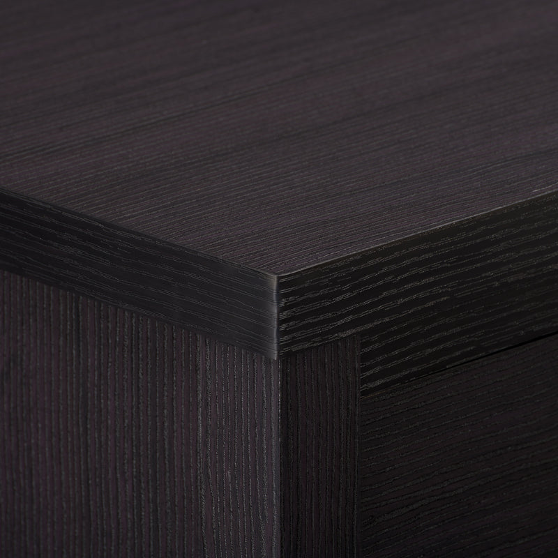 black 2 Drawer Night Stand Boston Collection detail image by CorLiving