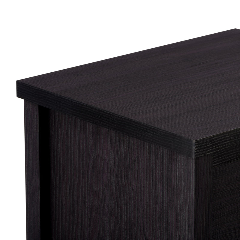 black 2 Drawer Night Stand Boston Collection detail image by CorLiving