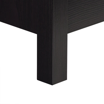 black 2 Drawer Night Stand Boston Collection detail image by CorLiving#color_black