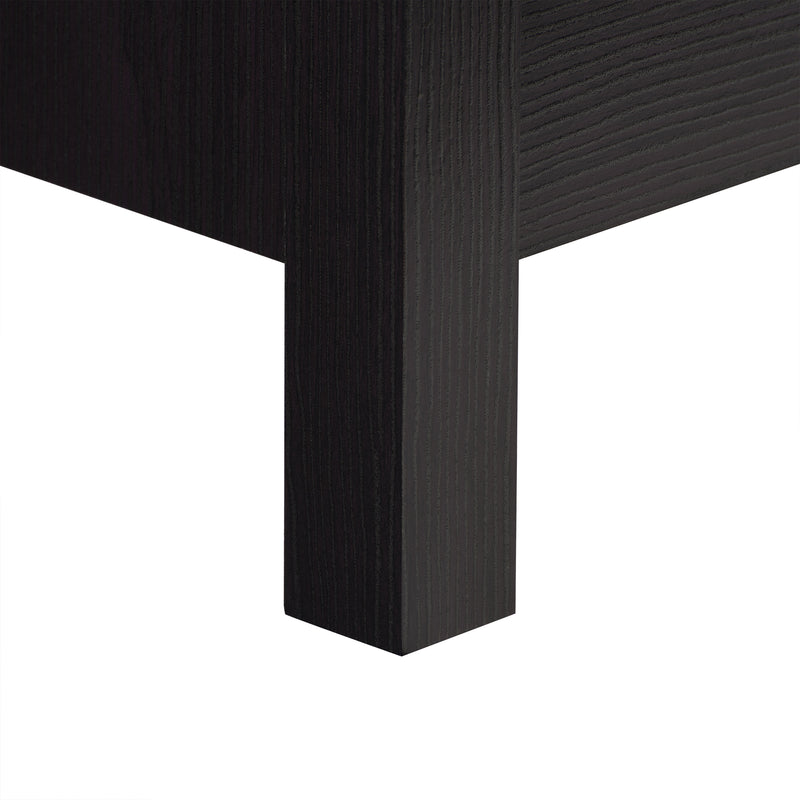 black 2 Drawer Night Stand Boston Collection detail image by CorLiving