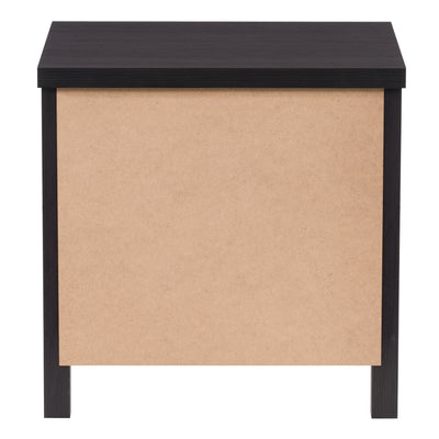 black 2 Drawer Night Stand Boston Collection product image by CorLiving#color_black