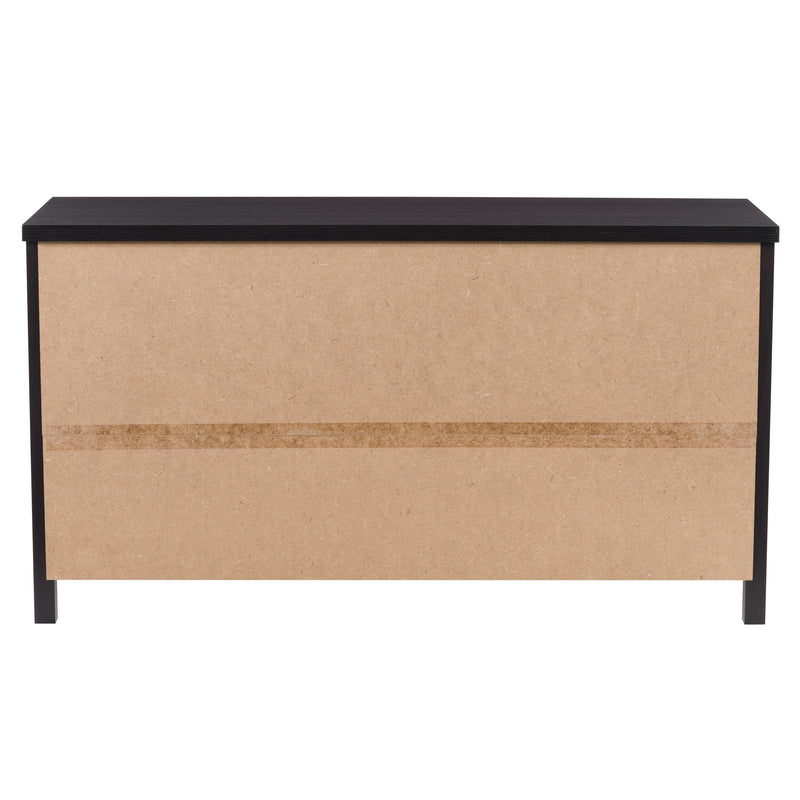 black 6 Drawer Dresser Boston Collection product image by CorLiving