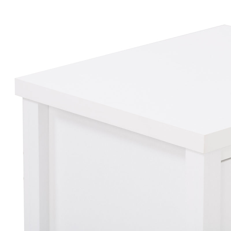 white 2 Drawer Night Stand Boston Collection detail image by CorLiving