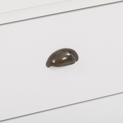 white 2 Drawer Night Stand Boston Collection detail image by CorLiving#color_white