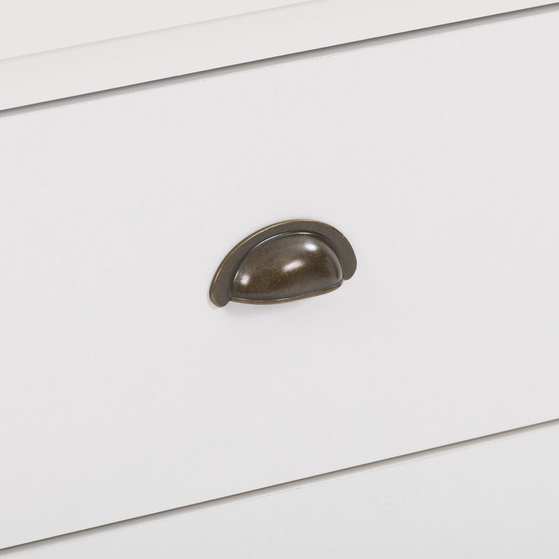 white 2 Drawer Night Stand Boston Collection detail image by CorLiving