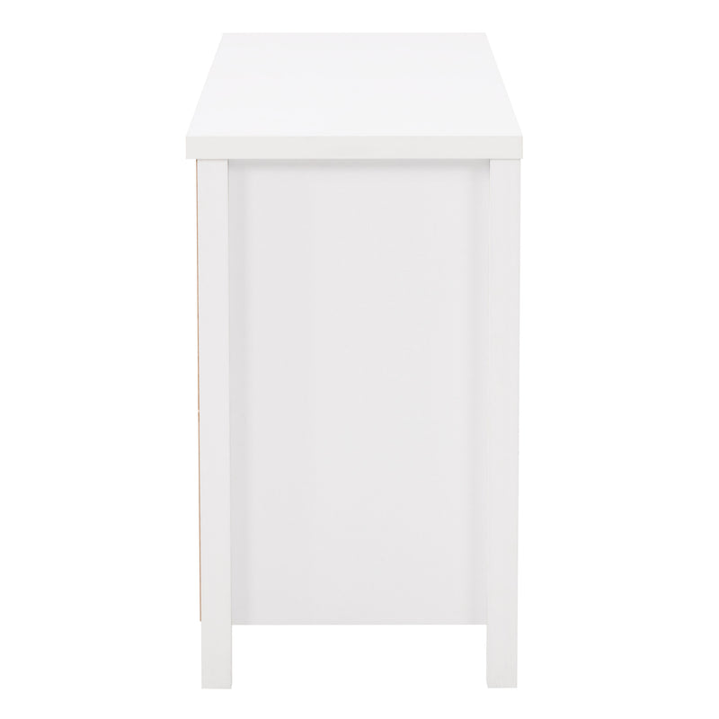 white 6 Drawer Dresser Boston Collection product image by CorLiving