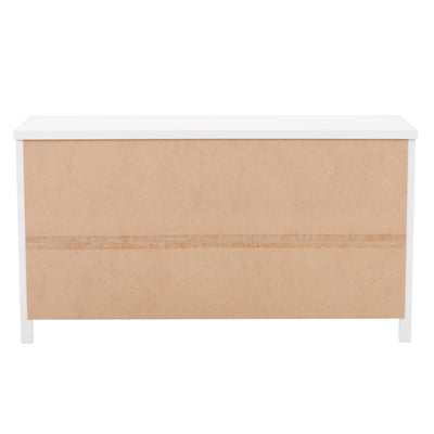 white 6 Drawer Dresser Boston Collection product image by CorLiving#color_white