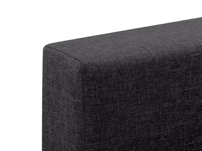 black Double / Full Panel Bed Ellery Collection detail image by CorLiving#color_ellery-black