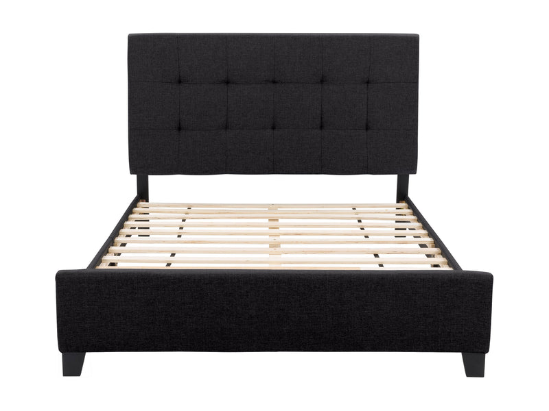 black Queen Panel Bed Ellery Collection product image by CorLiving