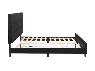 black Queen Panel Bed Ellery Collection product image by CorLiving#color_ellery-black