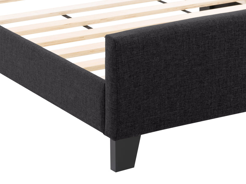 black Twin / Single Panel Bed Ellery Collection detail image by CorLiving