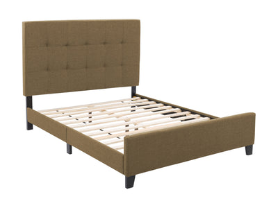 Clay Double / Full Panel Bed Ellery Collection product image by CorLiving#color_ellery-clay