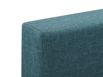 Blue Double / Full Panel Bed Ellery Collection detail image by CorLiving#color_ellery-blue