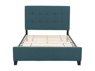 Blue Double / Full Panel Bed Ellery Collection product image by CorLiving#color_ellery-blue