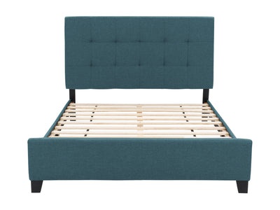 Blue Queen Panel Bed Ellery Collection product image by CorLiving#color_ellery-blue