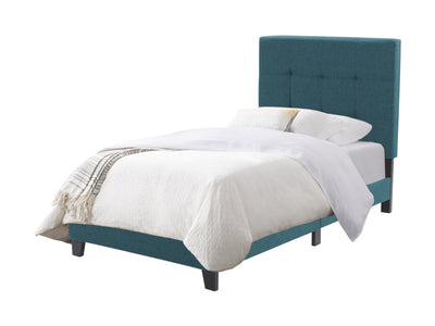 Blue Twin / Single Panel Bed Ellery Collection product image by CorLiving#color_ellery-blue