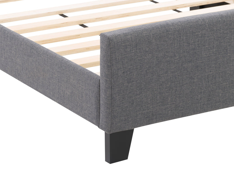 grey Double / Full Panel Bed Ellery Collection detail image by CorLiving