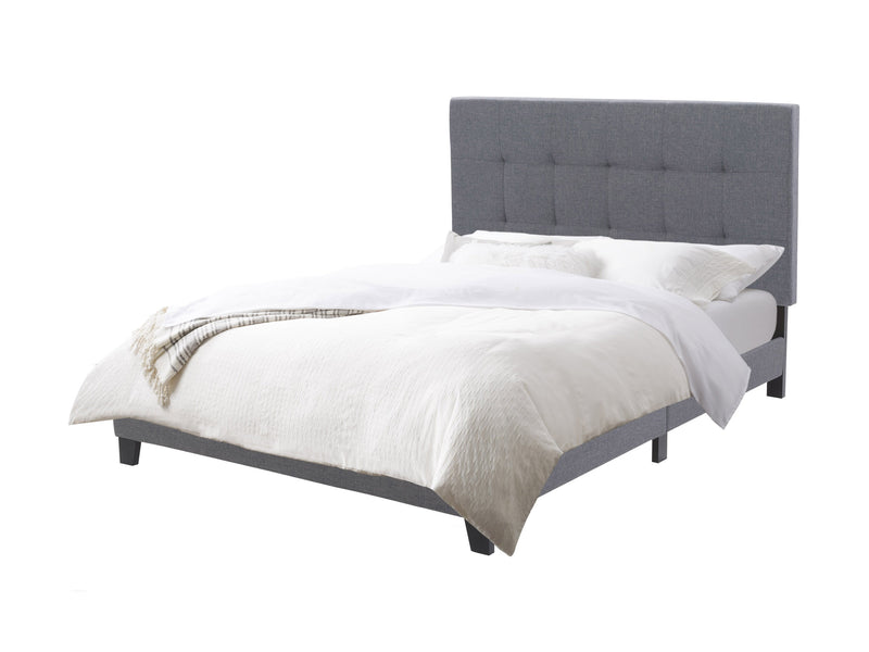 grey Double / Full Panel Bed Ellery Collection product image by CorLiving