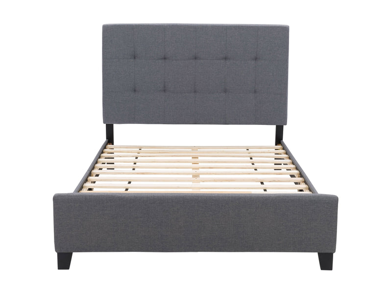 grey Double / Full Panel Bed Ellery Collection product image by CorLiving