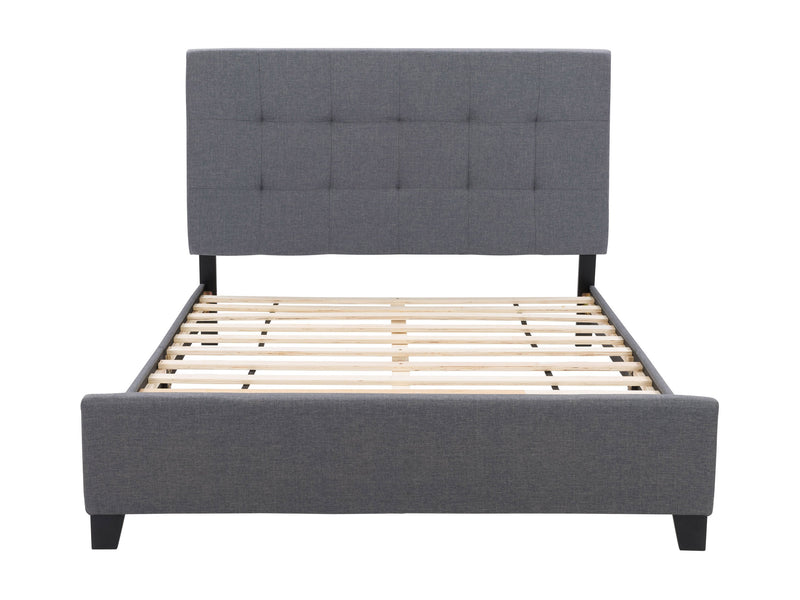 grey Queen Panel Bed Ellery Collection product image by CorLiving