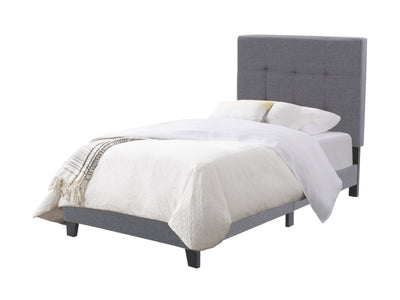 grey Twin / Single Panel Bed Ellery Collection product image by CorLiving#color_ellery-grey