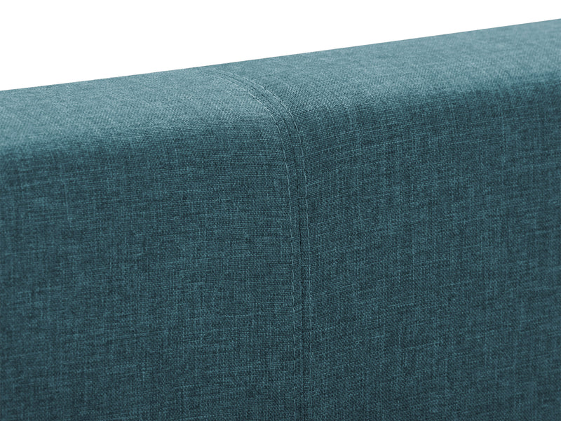 Blue Contemporary Double / Full Bed Juniper Collection detail image by CorLiving