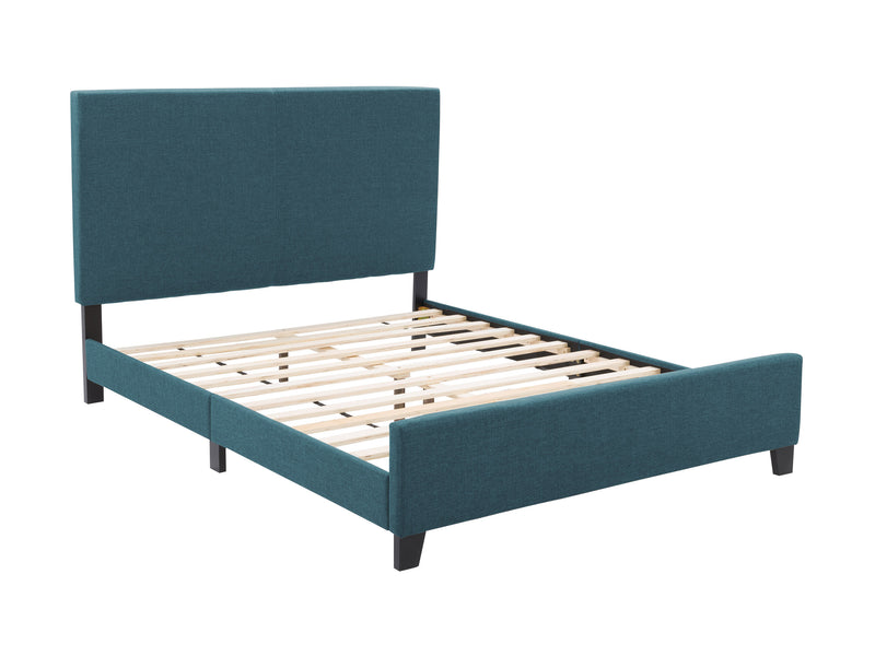 Blue Contemporary Queen Bed Juniper Collection product image by CorLiving