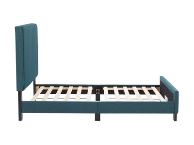 Blue Contemporary Twin / Single Bed Juniper Collection product image by CorLiving#color_juniper-blue