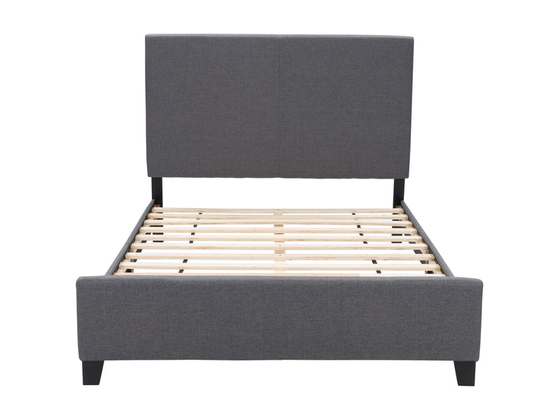 grey Contemporary Double / Full Bed Juniper Collection product image by CorLiving