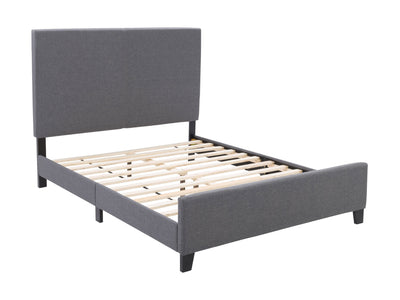 grey Contemporary Double / Full Bed Juniper Collection product image by CorLiving#color_juniper-grey